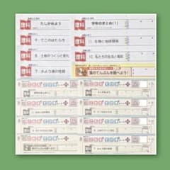 【未使用】2023年度 小6 理科 後期テスト一式＆こたえ・てびきセット 未使用】2023年度 小6 理科 後期テスト一式＆こたえ・てびきセット
