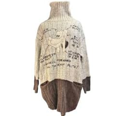 ヴィンテージ名作】アイスバーグ×ディズニー1994 プルート刺繍ウール 