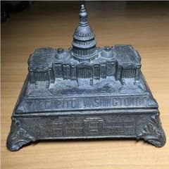 あき様専用 アンティーク アメリカ国会議事堂型の小物入れ 骨董のサムネイル