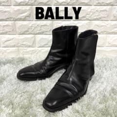 BALLY バリー レースアップ サイドジップブーツ レザー ブラック y2k