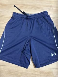 UNDER ARMOUR ハーフパンツ ネイビー SM 紺のサムネイル