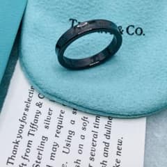 極美品✨ ティファニー リング 1837 チタン ブラック #20 極美品✨ ティファニー リング 1837 チタン ブラック #20 - メルカリ
