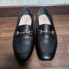 MeWORK レディース ローファー ブラック 24.5cmのサムネイル