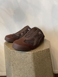 Onitsuka Tiger メッシュ スリッポン ブラウン
