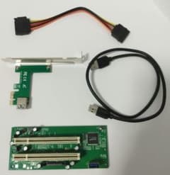 ジャンク】PCI→PCI Express 変換ライザーカードセット - メルカリ