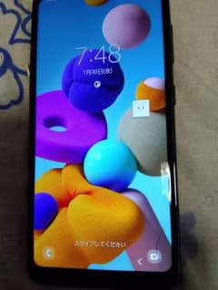 Galaxy A21s docomo 画面にひびあり - メルカリ