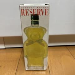 サントリーウィスキー リザーブ クマさん型ボトル 小 - メルカリ