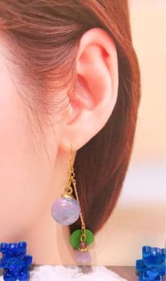 ガラスドームピアス♡のサムネイル