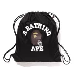 完売カラー　オンライン限定　A BATHING APE ナップサック　リュック A BATHING APE ナップサック ブラック 人気カラー - メルカリ