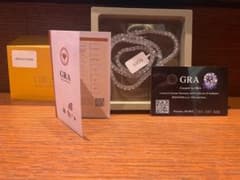 SILENT LUXURY】モアサナイト テニスチェーン｜S925 - メルカリ