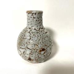志野焼 仙山窯 徳利 安藤日出武 鼠志野 徳利 盃 酒器 花瓶 花器
