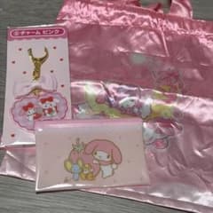 サンリオ マイメロディ ポーチ 巾着 チャーム 3点セットのサムネイル
