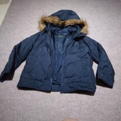 COMME CA ISM キッズ 中綿ジャケット 110A ネイビーのサムネイル