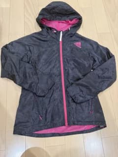 adidas CLIMA PROOF ジャケット M 黒/ピンクのサムネイル