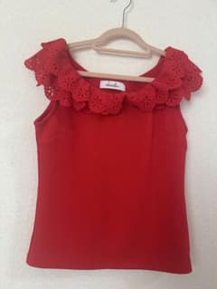 dazzlin ノースリーブ カットソー レッドのサムネイル