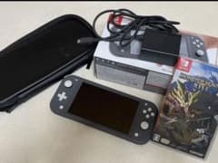 訳ありNintendo Switch LITE グレー モンスターハンターライズのサムネイル