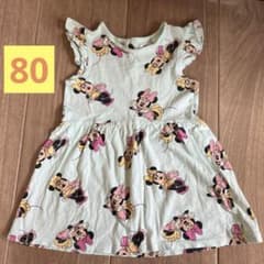 H&M ミニーワンピース 9-12ヶ月８０サイズのサムネイル