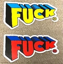 Supreme ステッカー　08ss FUCK ロバートクラム m45398577952_1.jpg?1703226053
