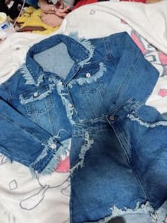 デニムジャケット＆ショートパンツ セットアップのサムネイル