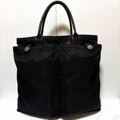 極美品✨フェリージ トートバッグ ヘルメットバッグ A4可 9237黒