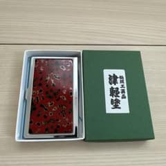 ✨️新品未使用品✨️　津軽塗名刺入れ　赤のサムネイル