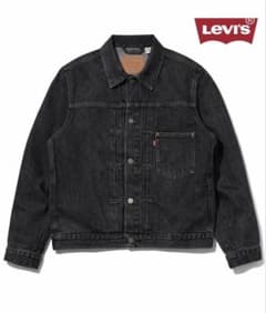 Levi's ブラックデニムジャケット Gジャンのサムネイル