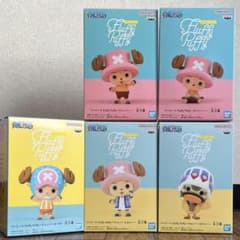 【未開封】ワンピース Fluffy Puffy チョッパー&カルー 5体セット