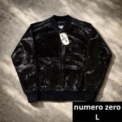 未使用タグ付 NUMERO ZERO レザージャケット L パイソン型押し 豚革 未使用タグ付 NUMERO ZERO レザージャケット L パイソン型押し 豚革