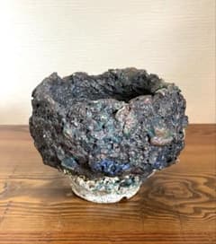 阪本健 陶器鉢 Sサイズ 作家鉢 植木鉢 塊根植物 コーデックス アガベ