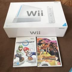 Wii本体　マリオカート、ワンピース 付のサムネイル