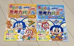 きらめき思考力パズル 数センス・図形センス入門編 2冊セット SAPIXのサムネイル
