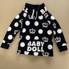 BABY DOLL ドット柄 トレーナー 100のサムネイル