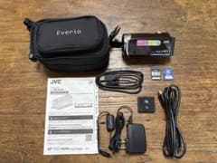 JVC Everio エブリオGZ-E565 SDカード付き 取説あり - メルカリ