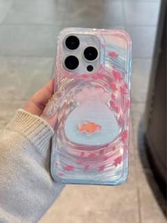 iPhone 15 꿈 환 작은 물고기 스마트폰 케이스