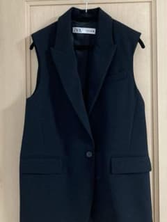 ZARA ジレ　ブラック　Sのサムネイル