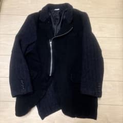 25AW 縮絨 アシンメトリー ジップジャケット - メルカリ