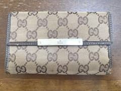 GUCCI GGパターン 長財布 ベージュのサムネイル