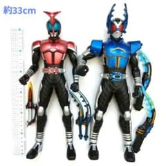 仮面ライダーカブト ガタック ビッグサイズソフビ 武器付 約33cm