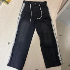【専用】サイドライン デニムパンツ ワイドパンツ