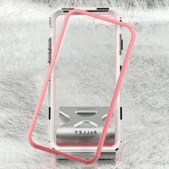 신품 iPhone 7/8/SE2 유리 하이브리드 케이스 보호 핑크