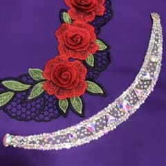 ベージュネットチョーカー　社交ダンス☆ベリーダンス