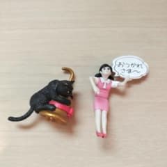 コップのフチ子さんと黒猫セットのサムネイル