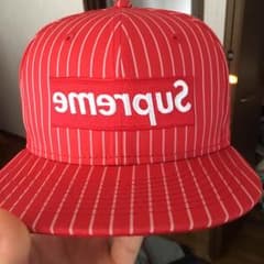 supremeコムデギャルソン キャップのサムネイル