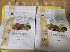 ミシュワンMISHONE プレミアムドッグフード国産鶏肉＆馬肉 1kg 2袋のサムネイル