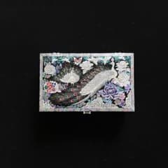 一点物】螺鈿細工 高級小物入れ 孔雀図 韓国伝統工芸 希少 - メルカリ