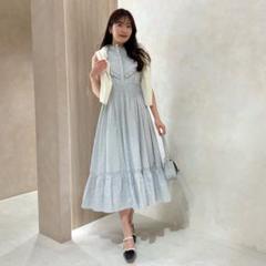 ワンピース Paisley Cotton Lace Long Dress Paisley Cotton Lace Long Dress（ワンピース）｜Her lip to