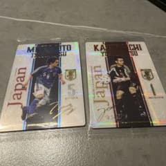ツインウエハース　サッカー日本代表 宮本恒靖 川口能活 カード2026verのサムネイル