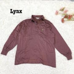 s.2307【リンクス】メンズ 長袖 ポロ カットソー ゴルフ 薄手 スポーツ
