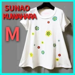 スナオクワハラ　花柄プリント　フレアTシャツ　限定品　コレクション記念Tシャツ