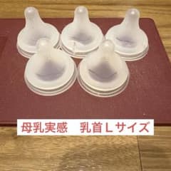 ピジョン 母乳実感 Ｌサイズ乳首 5つセットのサムネイル